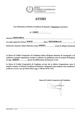 Scanned Document - Banca di Cambiano