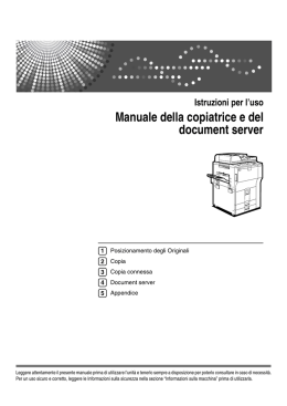 Manuale della copiatrice e del document server