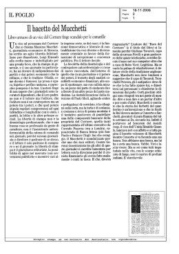 Il bacetto del Mucchetti