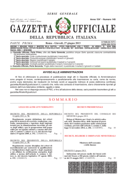 D.P.R. n. 74-2013 - Provincia di Pesaro e Urbino