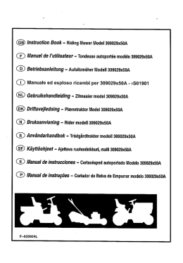 &reg; Gebruikshandleidfng - Zitmaaiar modal 309029x50A