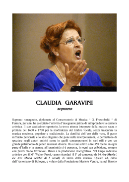 CLAUDIA GARAVINI soprano