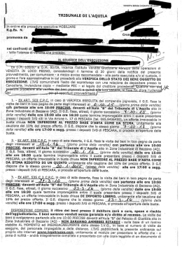 tribunaleоdi l`aquila - Istituto Vendite Giudiziarie Abruzzo