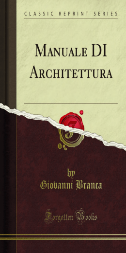 Manuale DI Architettura