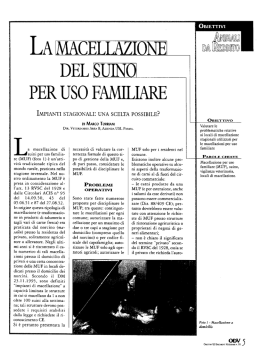 Page 1 LAMACELLAZIONE DEL SUINO PER USO FAMILIARE