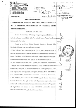 contratto di servizio provincia