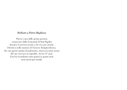 Dedicato a Pietro Magliocco