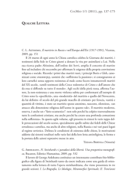 Qualche lettura - Voci dal Vicino Oriente