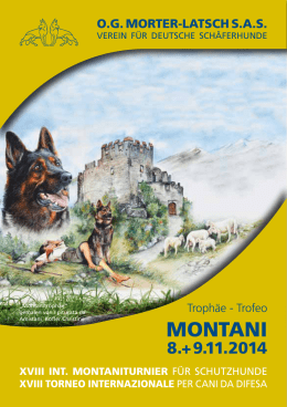 Montanibroschüre 2014 pdf - bei der OG Morter / Latsch
