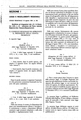 sezione i - Parco di Migliarino, San Rossore, Massaciuccoli