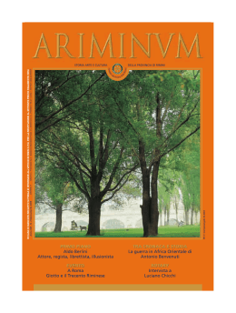 Scarica il numero 38 di Ariminum in formato PDF.