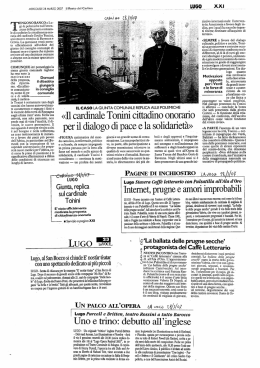 28 marzo 2007 - Rassegna Stampa