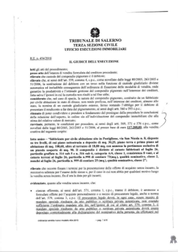 Ordinanza - Aste Legali Giudiziarie