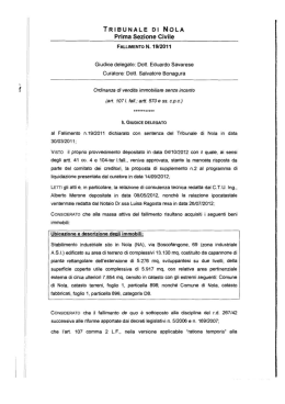 TRIBUNALE Dl NOLA