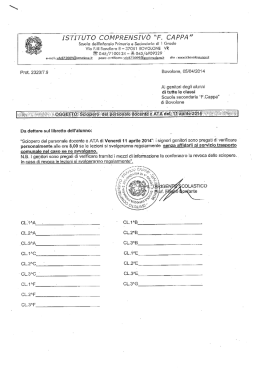 ISTITUTO COMPRENSIi/O &ldquo;F. CAPPA&rdquo;