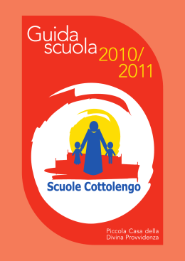 agenda cottolengo2010-11.indd - Scuola paritaria SGB Cottolengo