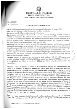 tribunal di salerno - Aste Giudiziarie Salerno