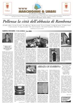 marchigiani anno 4 n1 mar 06 - Associazione Marchigiani e Umbri
