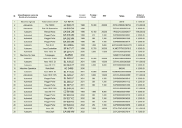 elenco autoveicoli - Lamezia Multiservizi SpA