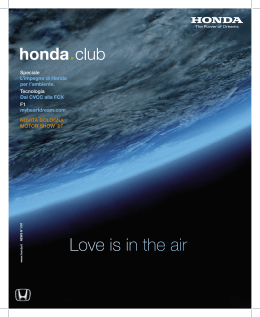 Honda news semestrale - Il Martino ha loro in bocca