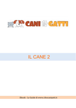 scarica subito il nostro ebook : Il Cane 2
