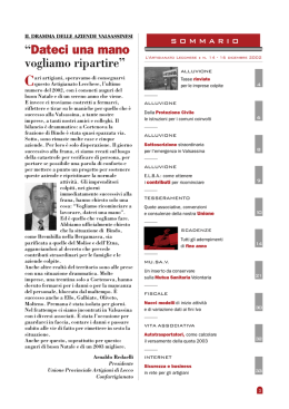 Dateci una mano vogliamo ripartire