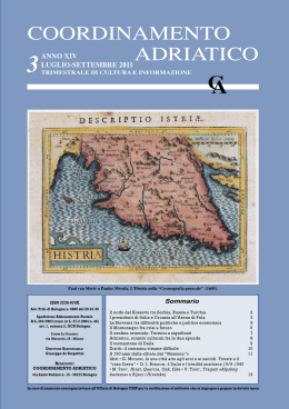 Bollettino n. 3 - 2011 - Coordinamento Adriatico