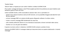 Gentile Cliente, Telecom Italia La ringrazia per aver