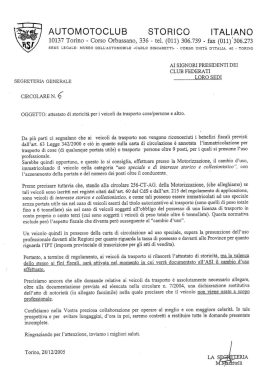 Stampa di fax a pagina intera - Automotoclub Storico Italiano