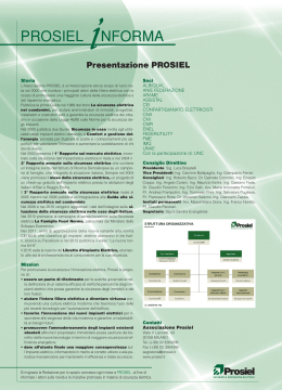 articolo - Prosiel