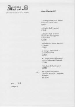 documento - Ordine Architetti di Como