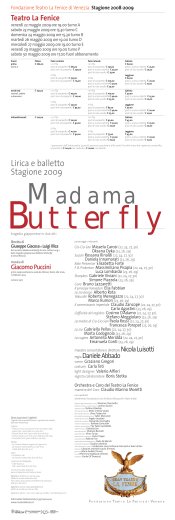 loc. LaFenice Madama Butterfly