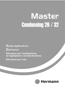 Master Condensing - e l`uso rev.8