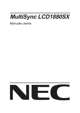 MultiSync LCD1880SX - NEC Display Solutions Europe