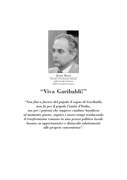 Viva Garibaldi!