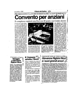 Convento per anziani
