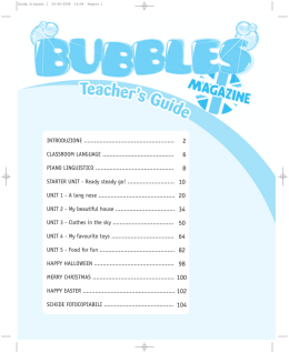 UNIT 4 - Bubbles Magazine