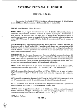 Disciplina del servizio di trasporto terrestre dei passeggeri e dei