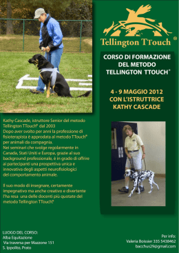 Kathy Cascade, istruttore Senior del metodo