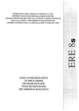 ISTRUZION&oelig; PER L`INSTALLAZIONE E L`USO