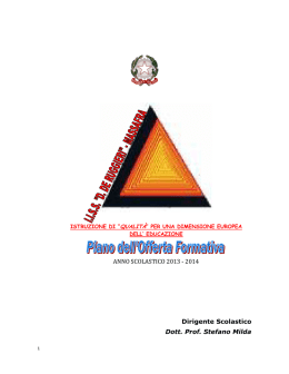 P.O.F. 2013-2014 - Studenti Taranto