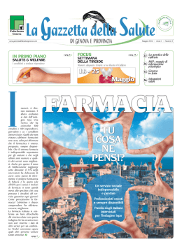 Maggio - Federfarma Genova