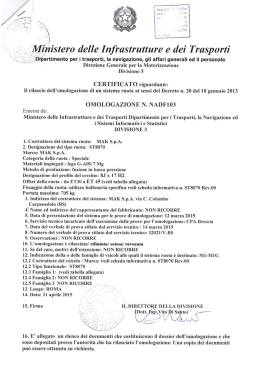 Scarica il certificato - Vendita Cerchi in lega e cerchi in ferro