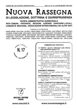 nuova rassegna - Consiglio Regionale del Veneto