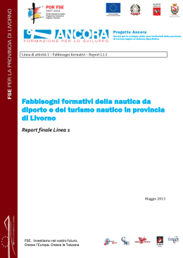 I fabbisogni formativi – Report finale