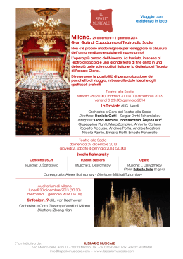 Viaggio con assistenza in loco Gran Gal&agrave; di Capodanno al Teatro