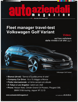 Fleet manager travel-test Volkswagen Golf Variant