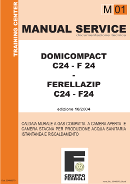 Ferellazip C24 F24 - Certificazione energetica
