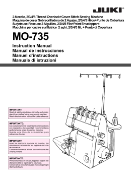 MO-735 - Machine A Coudre