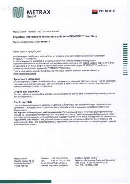 metrax - Ministero della Salute